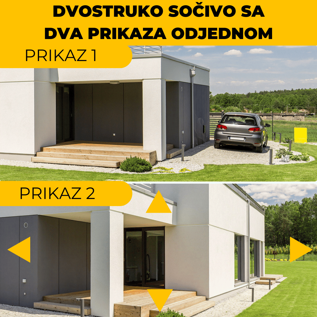 WiFi Kamera Sa 2 Sočiva PRO Model