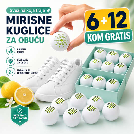 Kuglice protiv neprijatnih mirisa u obući 6+12 GRATIS
