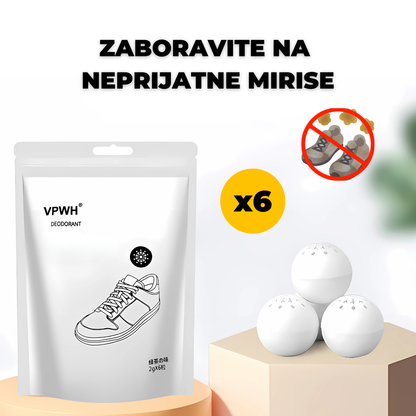 Kuglice protiv neprijatnih mirisa u obući 6+12 GRATIS